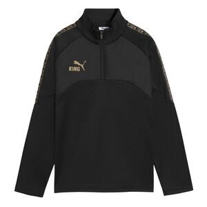 Puma Childrens/Kids King Training Top / Black/Gold